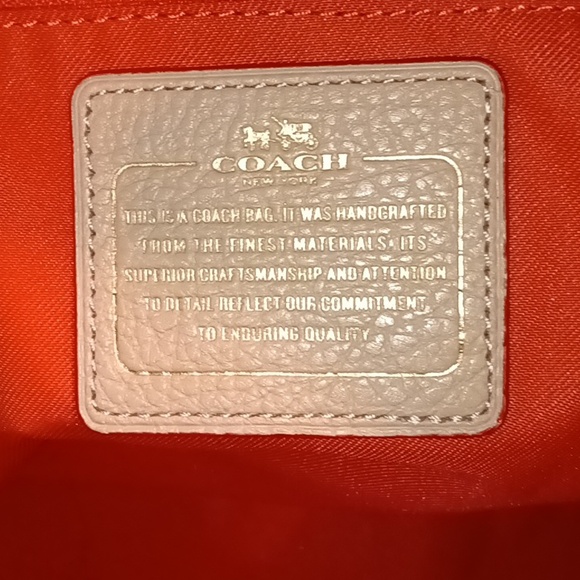 Coach Canvas & Leather Horse & Carriage Tote - Ivory - Picture 13 of 15